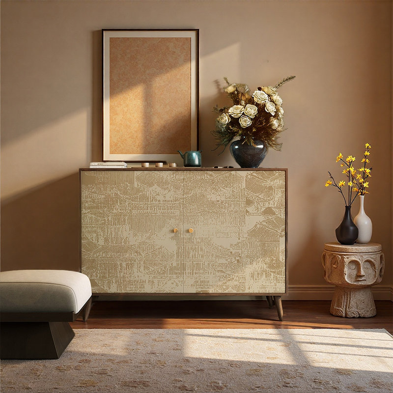 Armoire de rangement élégante à deux portes