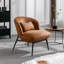 Chaise d'appoint rembourrée avec pieds en métal-2068860285