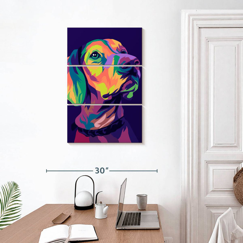 Brampt Labrador Pop, 32" H x 20" W