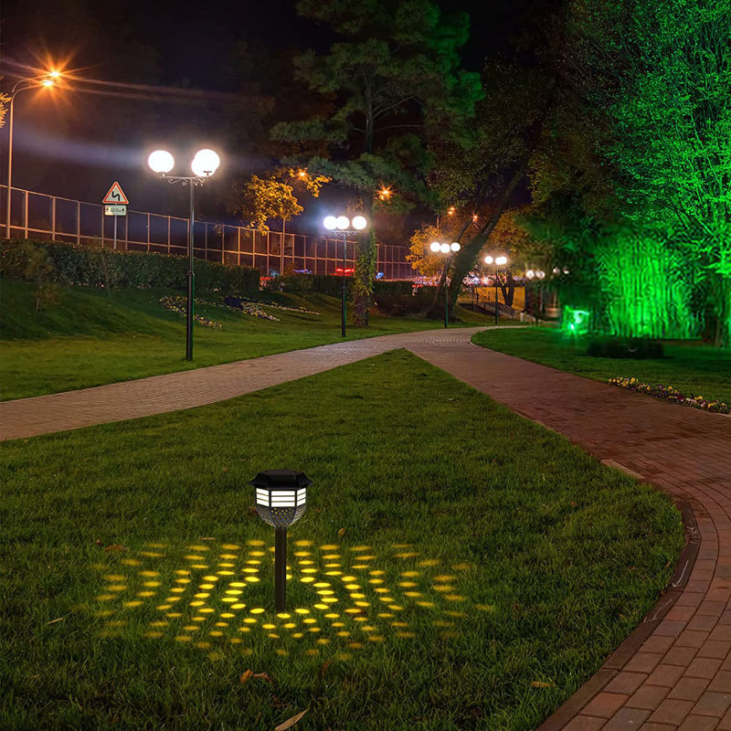 Satin Black Solar Powered Integrated LED Pathway Light Kit Pack