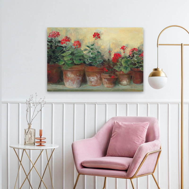 Garden Kathleens Geraniums Crop, 36" H x 24" W