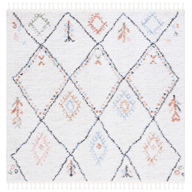 Chapel Performance Geometric Rug, Square 6'7"