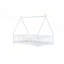 Lit simple en forme de tente avec garde-corps et lattes pour chambres d'enfants et espaces de couchage confortables-861574419