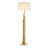 Destino 74.61'' Vintage Brass Traditional Floor Lamp