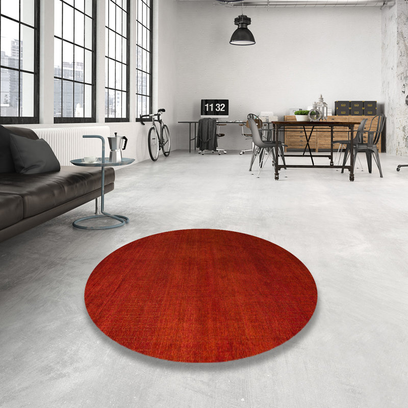 Abstract Indoor Rug, Round 6'