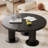 39.4" Round Petal-Shaped Coffee Table-114232484