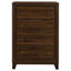 Commode 4 tiroirs Evaya Noyer