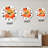 Autumn Bouquet with Orange and Yellow Flowers - Traditional Wall Clock-1422808308