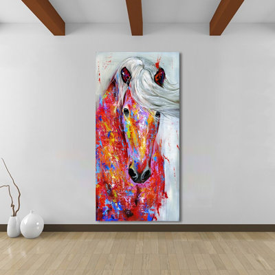 «Roll Up», reproduction d'art sur toile, affiche murale d'art cheval