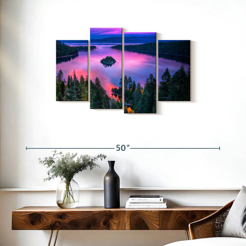 Alvord Pink Lake Tahoe, 22" H x 36" W