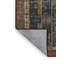 Tapis art déco brun lavable à la machine-1134125593