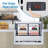4.6 Cu.Ft Commercial Cake Display Refrigerator, Countertop Display Case with LED Lighting & Glass