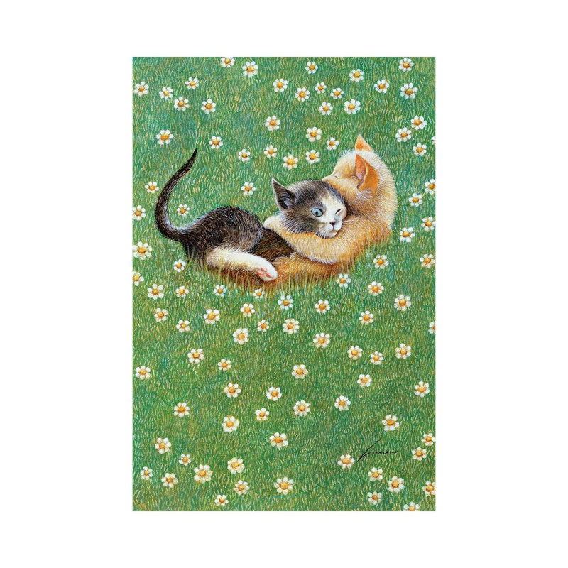 George And Alexix by Lowell Herrero - Wrapped Canvas Painting, 20.32 cm H x 30.48 cm W