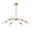 Lustre araignée en métal 6 lumières Classic