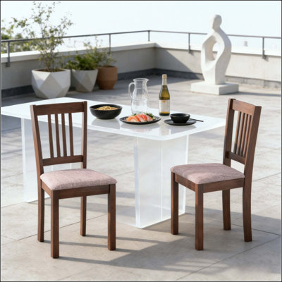 Ensemble de 2 chaises de cuisine rembourrées Soft