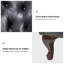 Fauteuil club en cuir véritable avec dossier à oreilles l 31,5 po Ansumana-1627051240