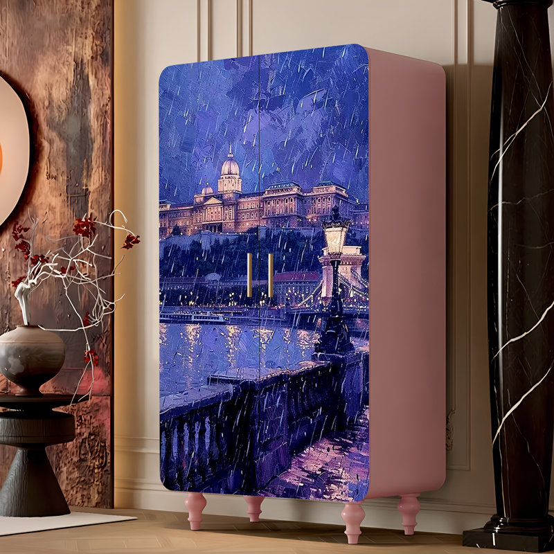Household minimalist creative art wardrobe