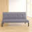 Iselys Twin 64'' Upholstered Convertible Sofa-2100258098