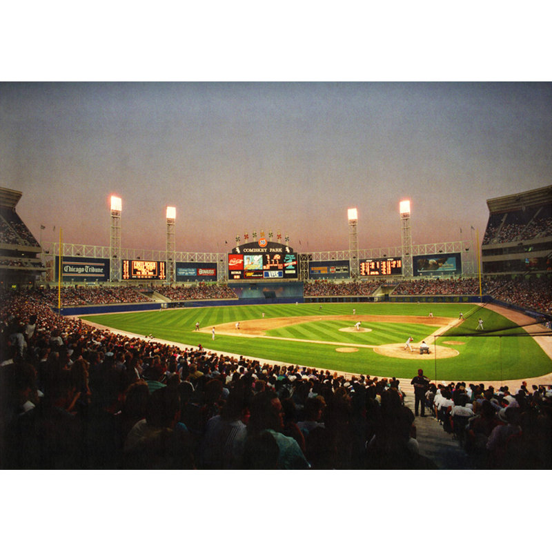 Chicago Comiskey Park, H 17 po x l 24 po