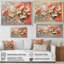 Rose et gris, hortensia, campagne charmante II, impression d'art mural hortensia-962158429-962158433