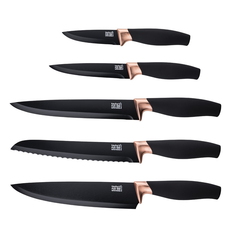 Taylors Eye Witness 6 Piece Carbon Steel Assorted Knife Set
