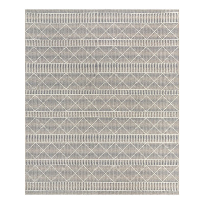 Tapis rayé intérieur / extérieur Azed