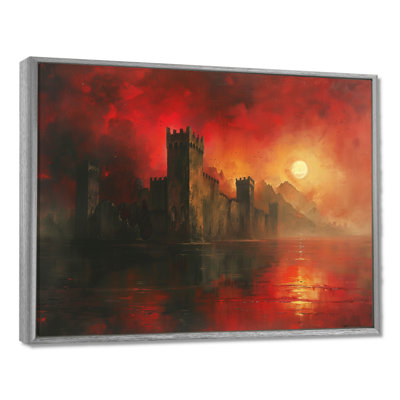 Art mural Fortress Mystic Red Yellow Fortress II