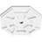 40"OD x 1"ID x 14"C x 1"P Logan Architectural Grade PVC Contemporary Ceiling Medallion-36074867