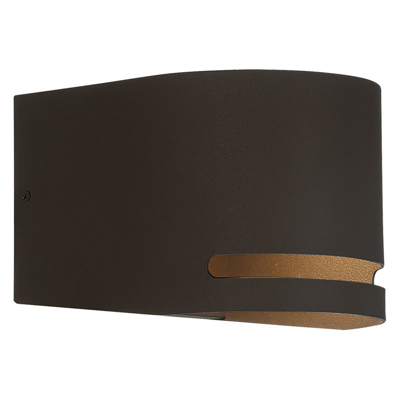 Giampiera Steel Wall Light, Bronze, Bronze