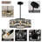 4-Light Adjustable Length Drum Chandelier-235157758