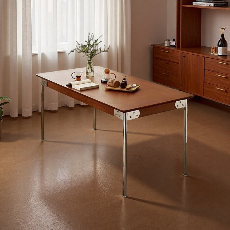 Table de salle à manger rétro française, H 29,52 po x L 70,86 po x l 31,49 po