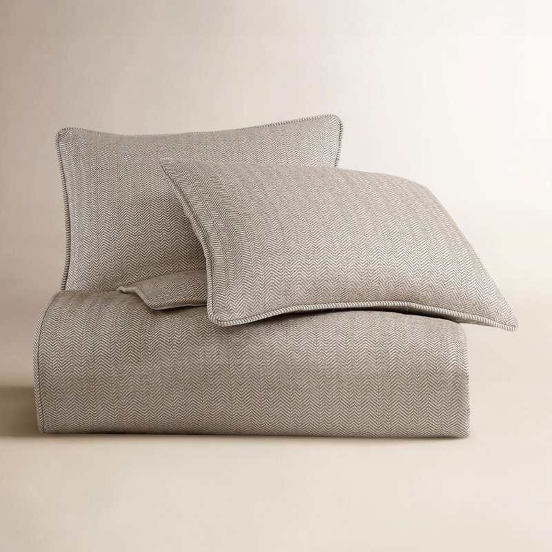 Ensemble de housse de couette en chenille 3 pièces, Housse de couette très grand et 2 très grandes t, Sable