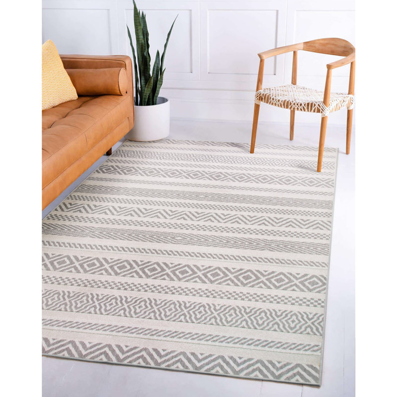 Tapis intérieur / extérieur Leick Home Everald, Rectangle 6 pi 7 po x 9 pi 6 po