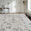 Rosemarie Silk Abstract Area Rug in Gray/Ivory-685191190