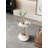 Modern Side Table with Weighted Base, Scratch-Resistant & Nano-Coated Finish - Versatile Accent Table for Living Room, Bedroom, Balcony-10497071