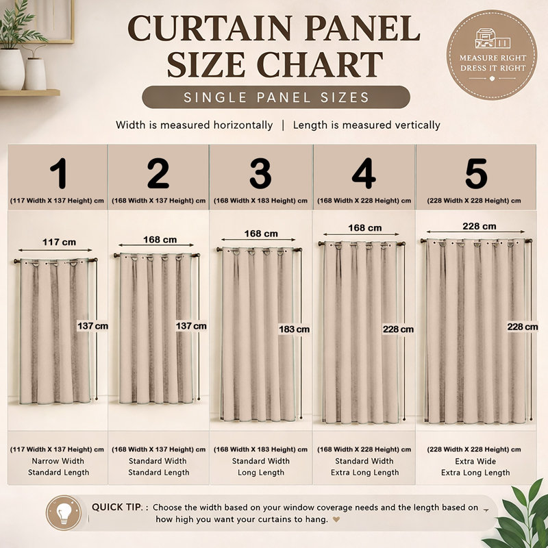 Winkel Premium Velvet Eyelet Ready Made Thermal Drapes & Curtains, Beige, (228 Width X 228 Height) cm