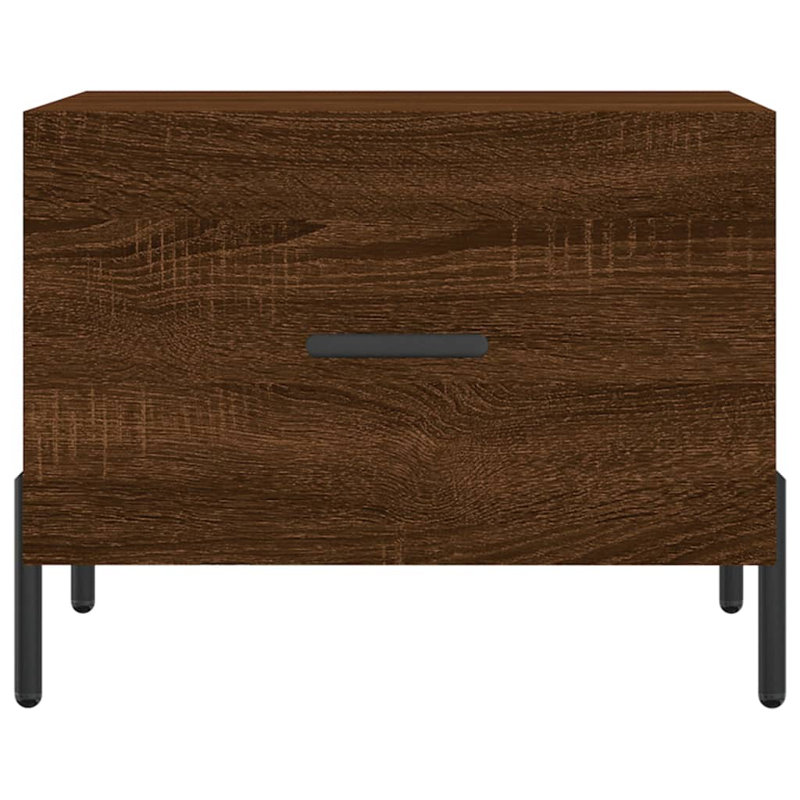 Aytes Coffee Table with Storage, Brown Oak