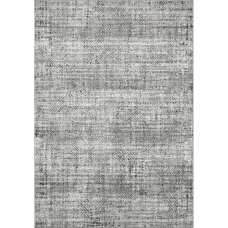 Geometric Indoor Rug, Rectangle 4' x 6'