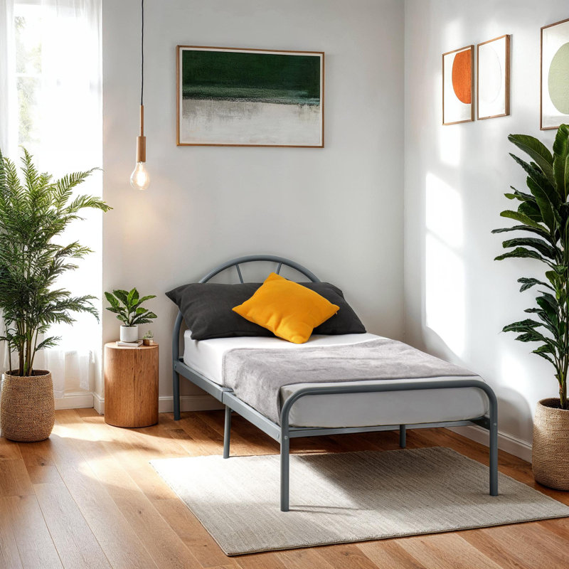 Lennon Bedframe, Silver