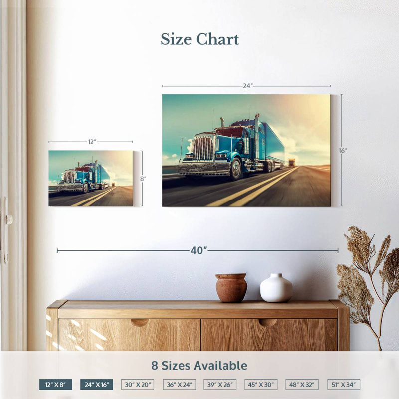 Camion Mehar, H 16 po x l 24 po