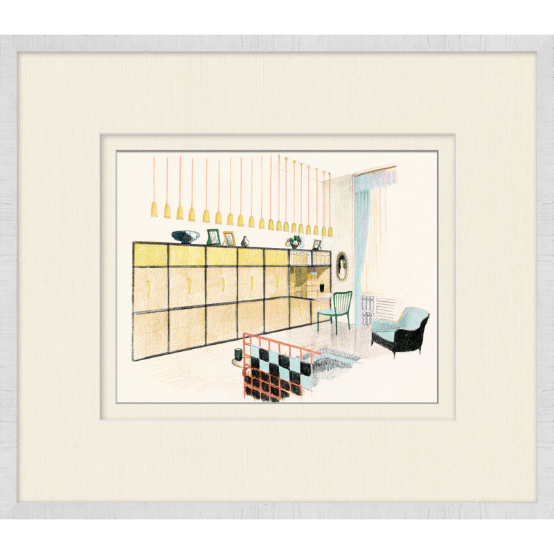 Mid-Century Interior 3 Print