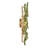 23'' Aged Brass Sconce