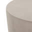 Table d'appoint d'extérieur ronde en U Mgo, gris clair-1355252757