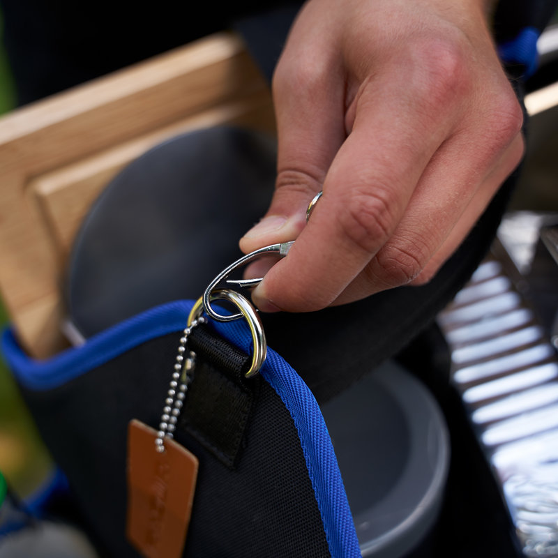 Razor Heavy-Duty Black and Blue Griddle Tool Caddy