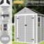 Cabane de rangement en polypropylène 6 * 5Ft