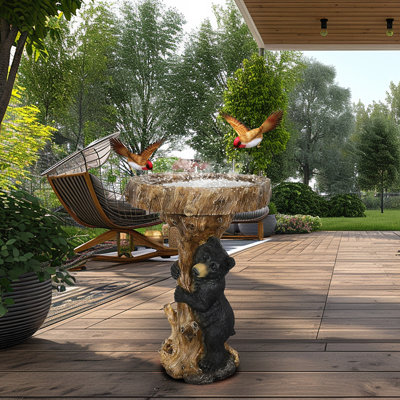 Lealynn Resin Birdbath