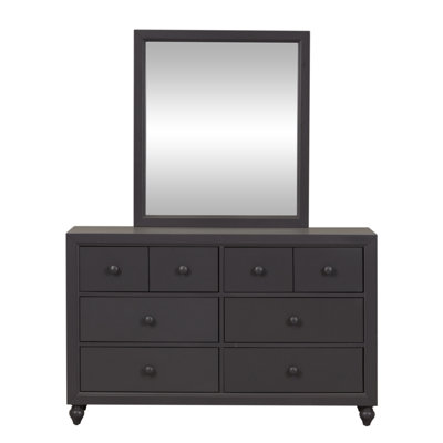 Commode double 6 tiroirs avec miroir Droskyn