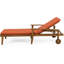 Chaise en bois orange - s'usent facilement grâce au rembourrage hydrofuge du siège réglable-463693208