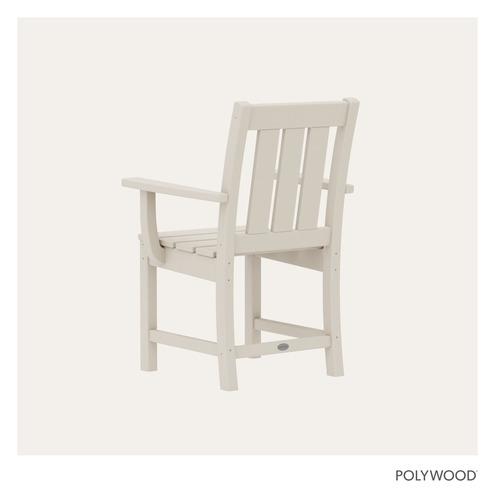 POLYWOOD® Oxford Patio Armchair, Sand