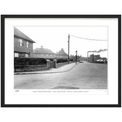 New Rossington, The Colliery, West End Lane C1955 - Single Picture Frame Print